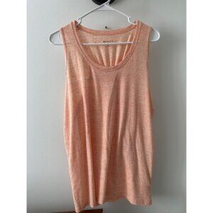 Athleta Womens Sleeveless Peach Tank Top M Polyester Blend